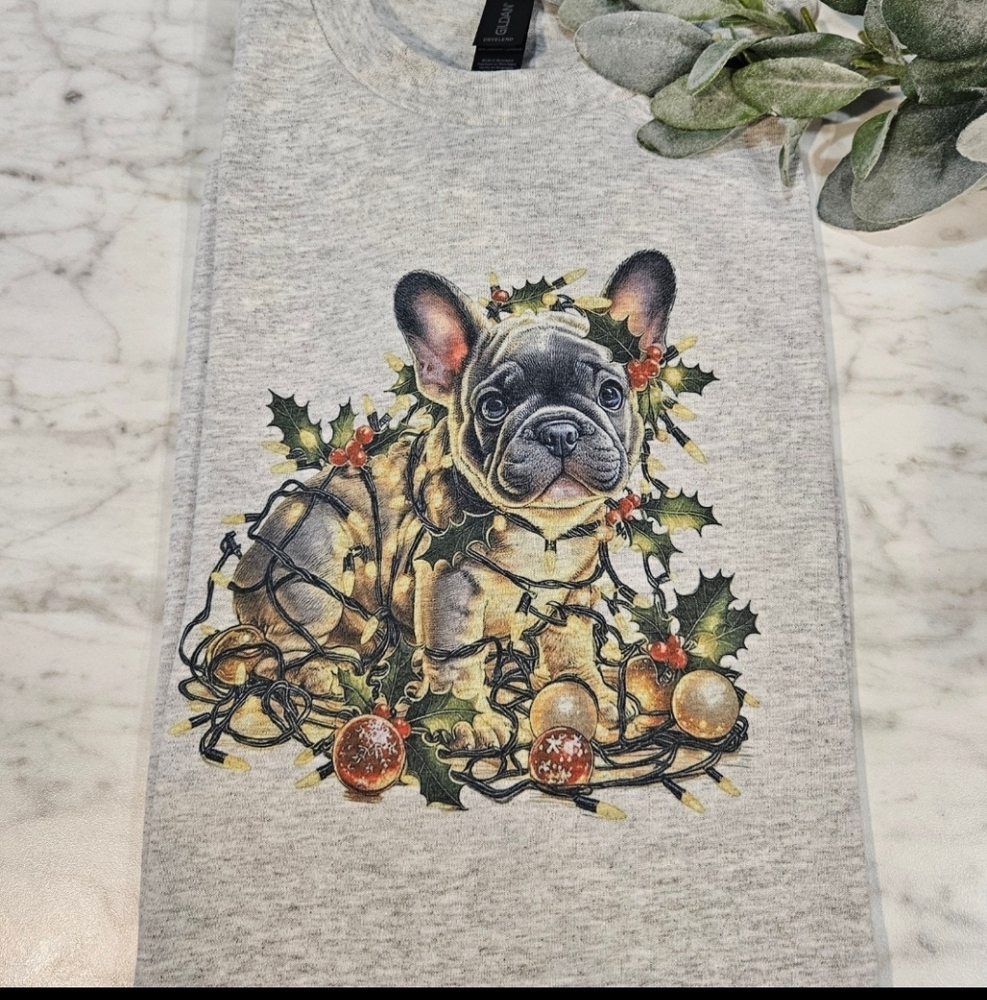 Dog mom Christmas shirt French bulldog frenchie popular trending